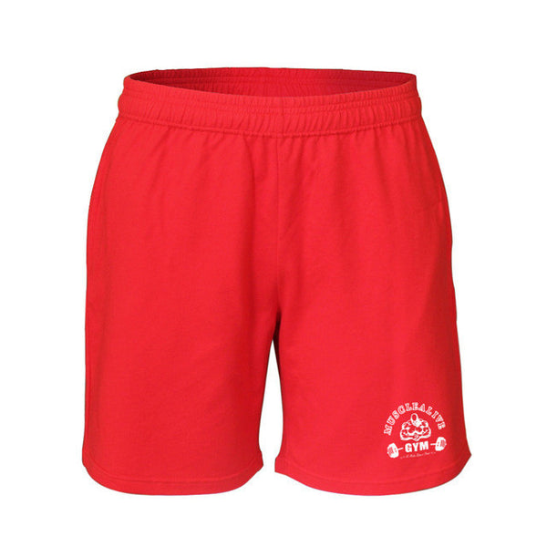 Men's Gyms Shorts With Pockets Bodybuilding Clothing Men.