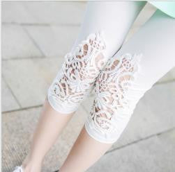 S- 7XL plus size leggings women leggings lace decoration white leggings size 7XL 6XL 5xl 4xl 3xl xxl xl L M S custom made