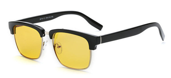 KINSANDE Square Computer Glasses Yellow Lens Anti Blue Ray Men Gaming Eyewear Glasses.