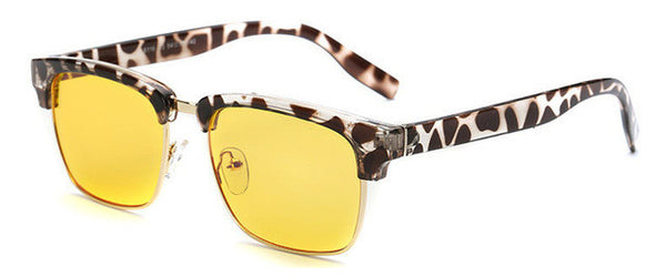 KINSANDE Square Computer Glasses Yellow Lens Anti Blue Ray Men Gaming Eyewear Glasses.