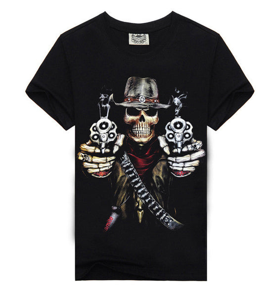 Hot Sale Brand New Fashion Summer Men T-shirt 3d Print Nightmare Tiger Short-Sleeved.