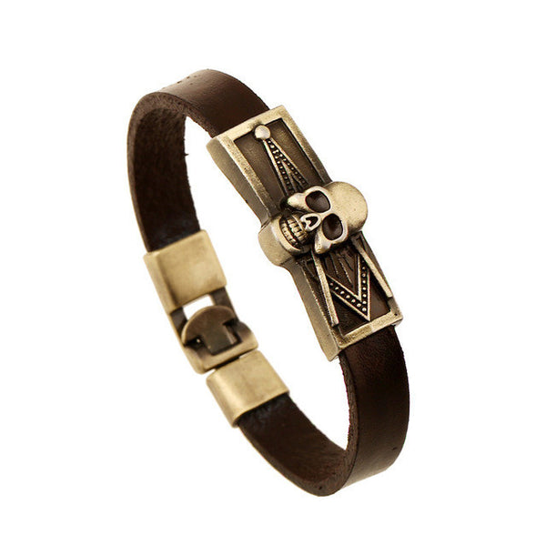 Male, femal Leather   Pulseira Masculina Braslet