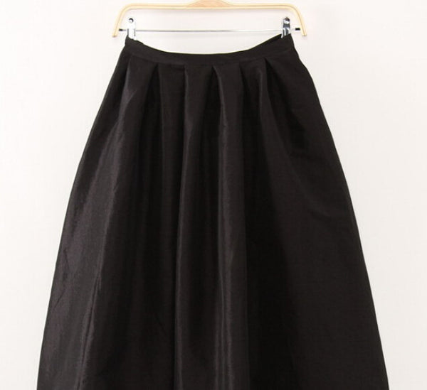 Maxi Long Skirt Floor Length Ladies High Waisted Skirts Women.