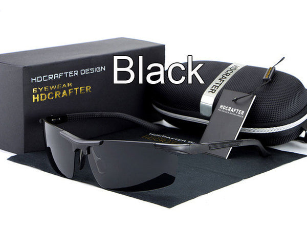 HDCRAFTER Aluminum  Magnesium  Sunglasses Polarized UV400.