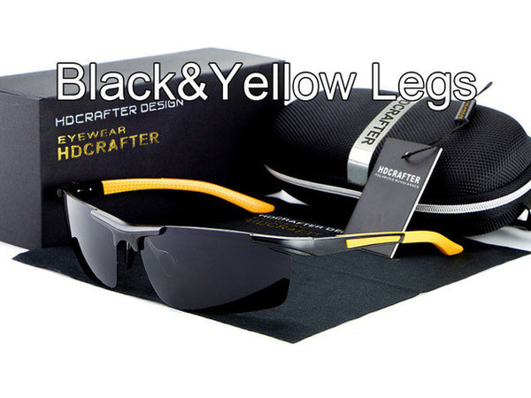 HDCRAFTER Aluminum  Magnesium  Sunglasses Polarized UV400.
