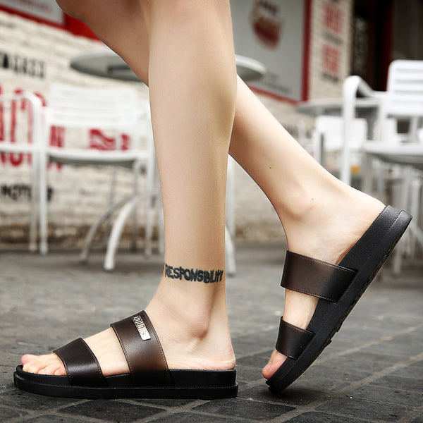 2017 Men Summer Candy Color Slides Sandals Slippers Beach Flip Flops.