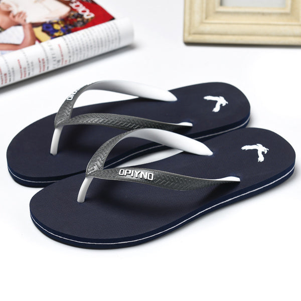Mens summer fashion flip flops men casual waterproof outdoor beach sandals male concise soft home slippers