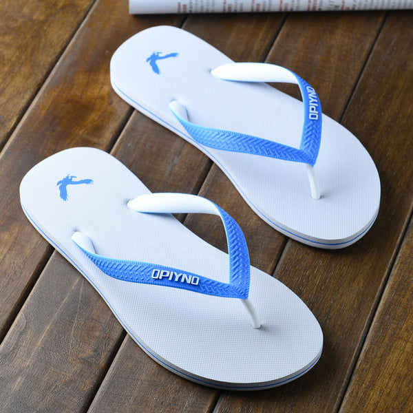 Mens summer fashion flip flops men casual waterproof outdoor beach sandals male concise soft home slippers