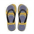 New Summer Fashion Flip Flops Men Leopard Print Flat Shoes Massage Beach Slippers.