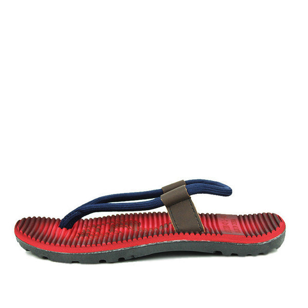 Clax Flip Flops Men 2017 Spring Summer Fashion Slippers Male Home Shoe Casual Red Blue Walking Shoe