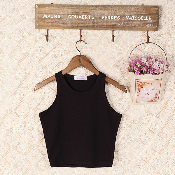 woman's clothing brand design tank tropical crop tops.