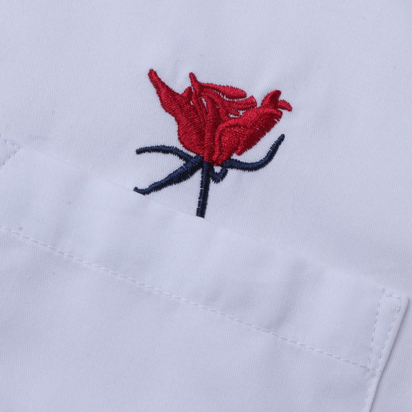 2017 New Fashion Embroidery Zipper Designer Shirt 100% Cotton.