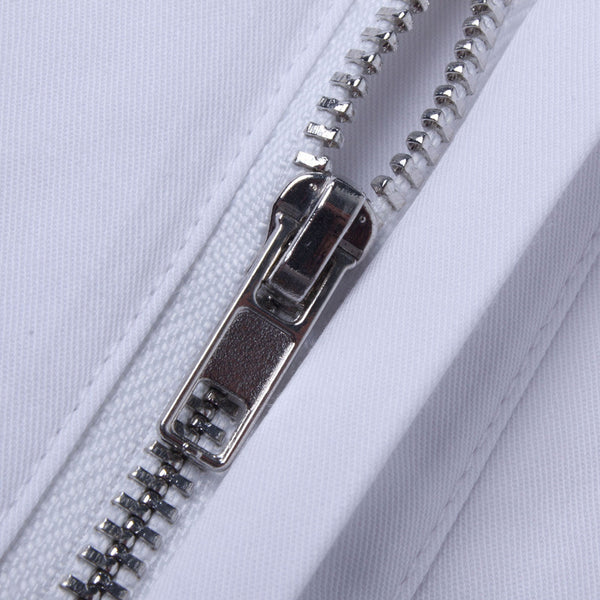 2017 New Fashion Embroidery Zipper Designer Shirt 100% Cotton.