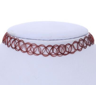 New Collares Vintage Stretch Pendants Necklace For Women.