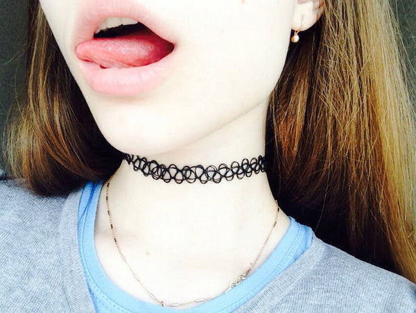 New Collares Vintage Stretch Pendants Necklace For Women.