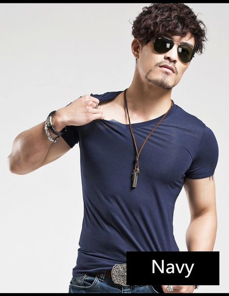 New arrival summer Fashion Casual short-sleeved men t-shirt.