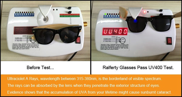 Ralferty Retro Wood Sunglasses Men Bamboo Sunglass Women Brand Design.