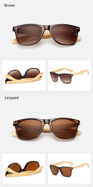 Ralferty Retro Wood Sunglasses Men Bamboo Sunglass Women Brand Design.