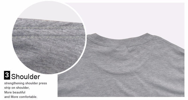 Evolution of the T-shirt Men Casual Short Sleeve T-Shirt O Neck Cotton.