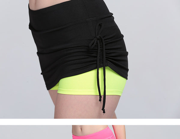 High Elastic Plus Size Women Short Jeans Fake Two Pieces Side rope Breathable Quickly-dry Fashion Lady's Shorts 2016