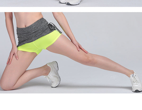 High Elastic Plus Size Women Short Jeans Fake Two Pieces Side rope Breathable Quickly-dry Fashion Lady's Shorts 2016