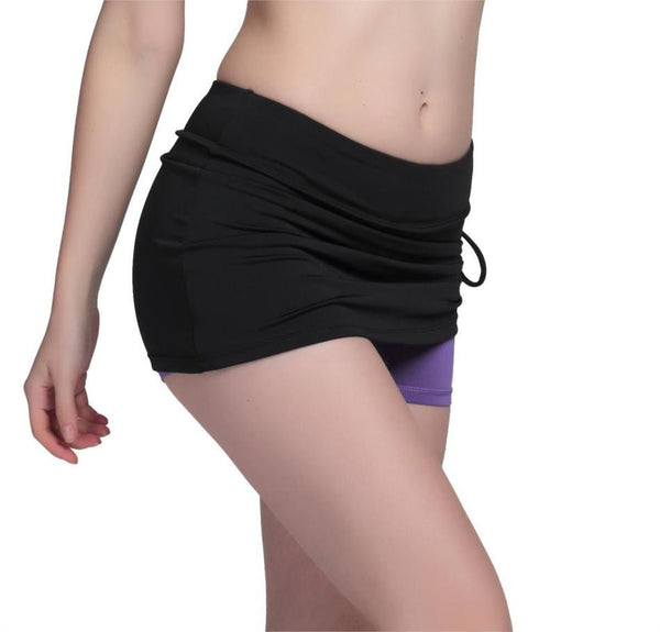 High Elastic Plus Size Women Short Jeans Fake Two Pieces Side rope Breathable Quickly-dry Fashion Lady's Shorts 2016