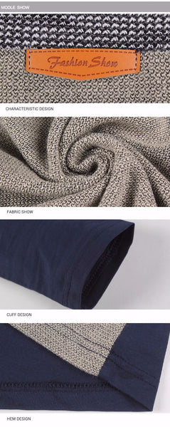 2017 New Spring Fashion Brand O-Neck Slim Fit Long Sleeve T Shirt.