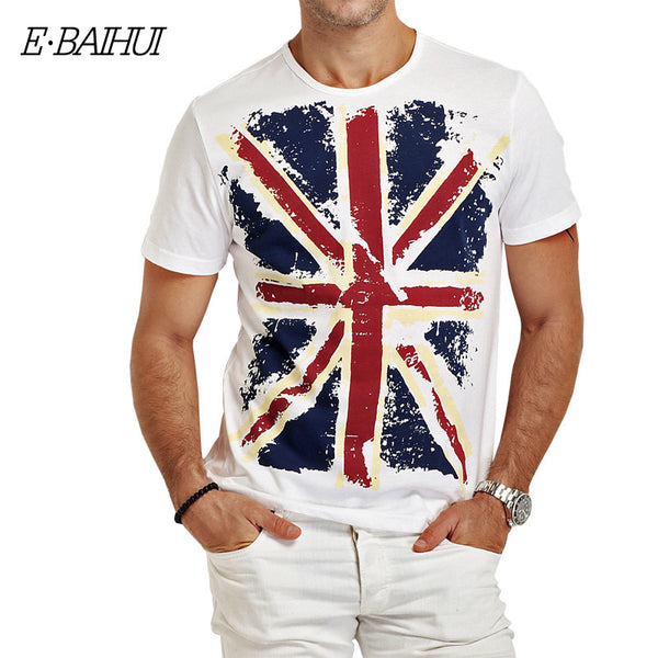 Brand new summer style Cotton men Clothing Male Slim Fit t shirt.