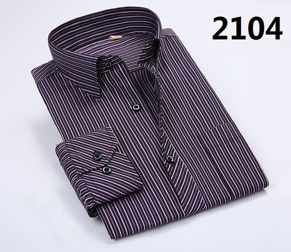 Men Shirt  2017 Striped Shirt Men Brand Business Casual Long Sleeve.